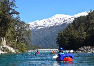 Packrafting Arroyo Ventisquero